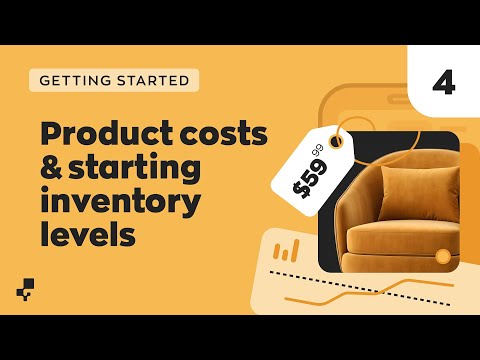 Product Costs and Starting Inventory Levels | Getting Started with inFlow